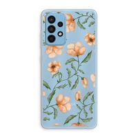 Peachy flowers: Samsung Galaxy A52 Transparant Hoesje