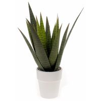 Kantoor kunstplant Aloe Vera in pot 35 cm   -