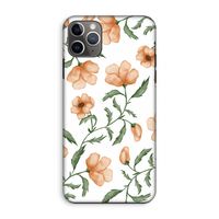 Peachy flowers: iPhone 11 Pro Max Tough Case