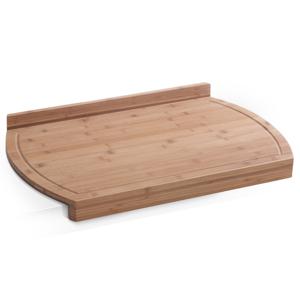 Zeller Snijplank - bamboe - met rand en sapgroef - 58 x 38 cm - hout