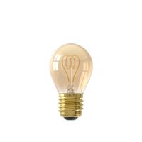 LED Flex Filament Kogellamp P45 220-240V 4W E27 136lm 1800K Goud, dimbaar - Calex - thumbnail