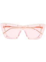 Alexander McQueen Eyewear lunettes de soleil à monture papillon - Jaune