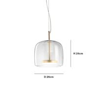 Chique Hotel Glazen Hanglamp