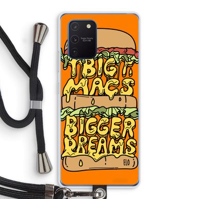 Big Macs Bigger Dreams: Samsung Galaxy Note 10 Lite Transparant Hoesje met koord