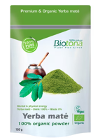 Biotona Raw & Organic Tea Yerba Mate Poeder 150gr