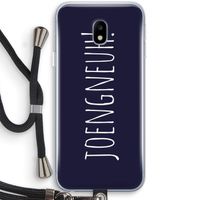 Joengneuh!: Samsung Galaxy J3 (2017) Transparant Hoesje met koord