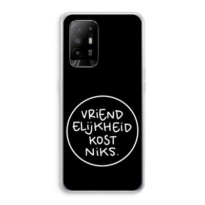 Vriendelijkheid: Oppo A95 5G Transparant Hoesje
