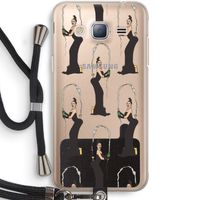 Pop Some Kim: Samsung Galaxy J3 (2016) Transparant Hoesje met koord
