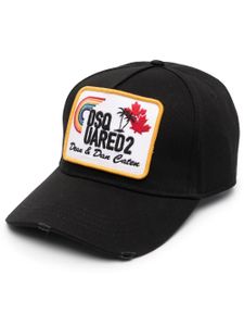 DSQUARED2 casquette à patch logo - Noir