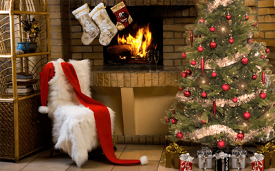 Opgemaakte Kunstkerstboom kerstboom versierd Rood kleuren kant en klaar (bouwpakket) - Warentuin mix