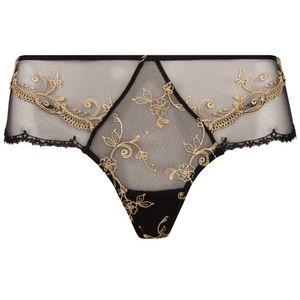 Lise Charmel Lingerie slips Deesse en Glam Shorty Enrichi zwart/geel ACH0415