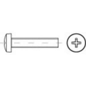 TOOLCRAFT 145913 Lenskopschroeven M3 55 mm Kruiskop Phillips DIN 7985 Staal Galvanisch verzinkt 200 stuk(s)