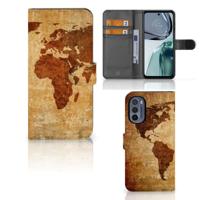 Motorola Moto G62 5G | Flip Cover | Wereldkaart