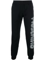 Moschino pantalon de jogging à logo imprimé - Noir - thumbnail