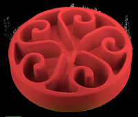 Eat Slow Live Longer Original Red L