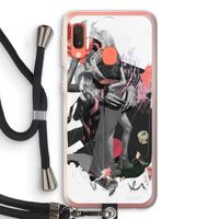 Dissimulation du réel: Samsung Galaxy A20e Transparant Hoesje met koord