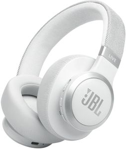 JBL Live 770NC Headset Draadloos Hoofdband Oproepen/muziek Bluetooth Wit