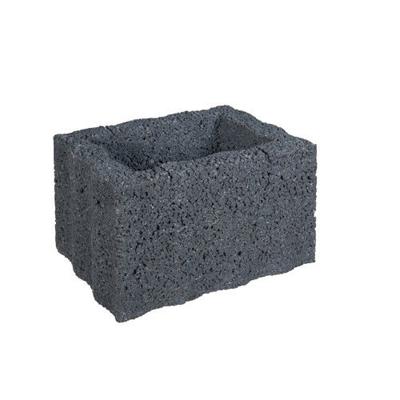3 stuks! Ridgeflor middel zwart 40x30x25 cm - Gardenlux