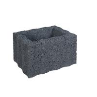 3 stuks! Ridgeflor middel zwart 40x30x25 cm - Gardenlux