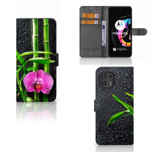 Motorola Edge 20 Lite Hoesje Orchidee