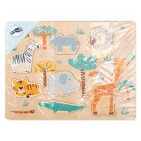 Small Foot houten puzzel safari