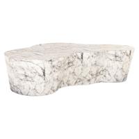 Salontafel Rockyard faux wit marmer indoor/outdoor