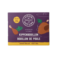 Your Organic Nature Kippenbouillonblokjes helder zonder gist bio 6 Stuks