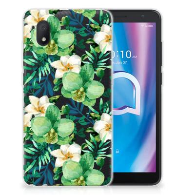 Alcatel 1B (2020) | TPU Case | Orchidee Groen Alcatel 1B (2020) | TPU Case | Orchidee Groen
