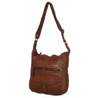 Bear Design Schoudertas met Gesp Cognac Bear Design Schoudertas met Gesp Cognac
