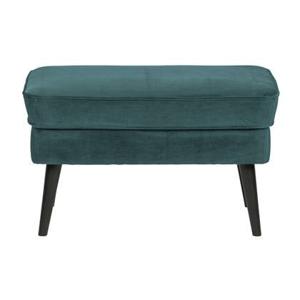 Woood Rocco Hocker - Velvet - Teal