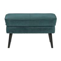 Woood Rocco Hocker - Velvet - Teal