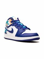 Jordan Kids baskets mi-montantes Air Jordan 1 GS - Blanc