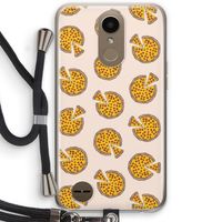 You Had Me At Pizza: LG K10 (2017) Transparant Hoesje met koord