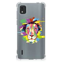 Nokia C2 2nd Edition Stevig Bumper Hoesje Lion Color - thumbnail