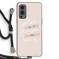 Right Place: OnePlus Nord 2 5G Transparant Hoesje met koord