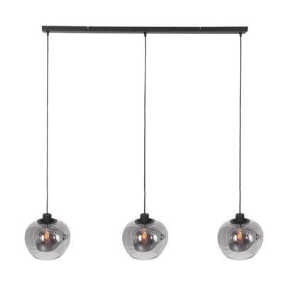 Steinhauer Eetkamer hanglampLotus Ø 25cm - Rookglas - 1898ZW
