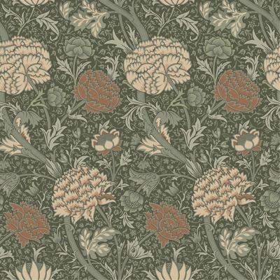 Dutch Wallcoverings Hidden Treasures - Cray Rood/Groen
