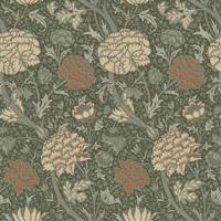 Dutch Wallcoverings Hidden Treasures - Cray Rood/Groen