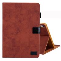 Voor iPad Pro 11 inch (2018) Business stijl horizontale Flip lederen draagtas met houder & kaartsleuf & fotolijstjes & slaap/Wake-up functie (bruin)