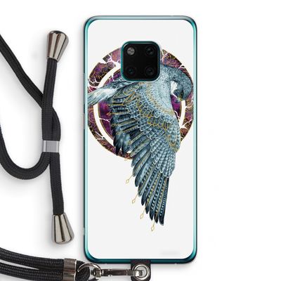 Golden Falcon: Huawei Mate 20 Pro Transparant Hoesje met koord