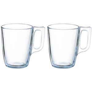 Arcoroc Theeglazen Ceylon - 12x - transparant glas - 6.5 x 8 cm - 250 ml - Koffie- en theeglazen