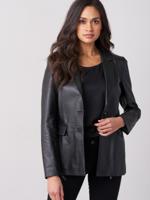 Leren blazer