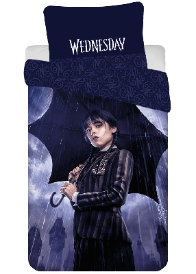 Wednesday Dekbedovertrek - Umbrella - 140 x 200 cm (70 x 90 cm)