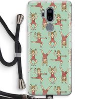 Gymboys: LG G7 Thinq Transparant Hoesje met koord