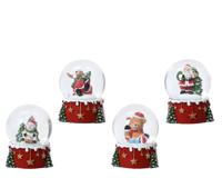 Schudbol polyresin d6.5h8.8 cm rood a4 - Decoris