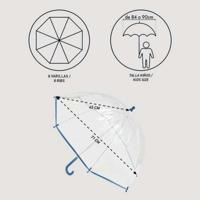 Koepelparaplu Minnie Mouse 2400-0512 Rood 100 % POE 45 cm