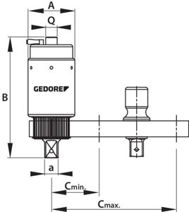 Gedore Momentvermeerderaar DremoPlus - 2653087