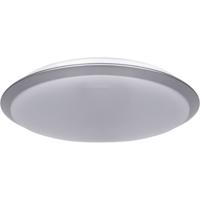 LED Plafondlamp Opbouw Rond 18W. Natuurlijk Wit 4000K. Mat Zilver. Aluminium