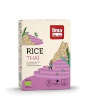 Lima Rijst thai halfvol builtjes 4 x 125 gram bio Lima Rijst thai halfvol builtjes 4 x 125 gram bio