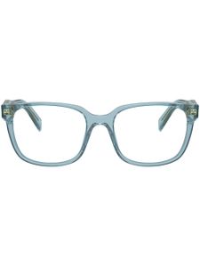 Prada Eyewear lunettes de vue à monture carrée - Bleu